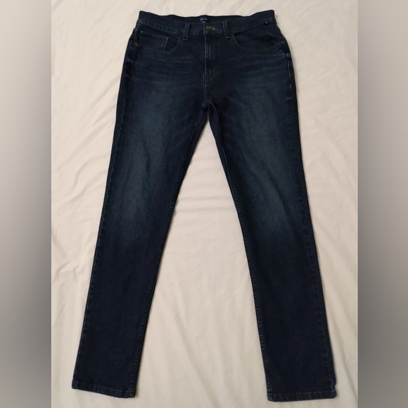 MENS NAUTICA SLIM FIT STRETCH JEANS SIZE 32 X 32 BLUE - Picture 2 of 5
